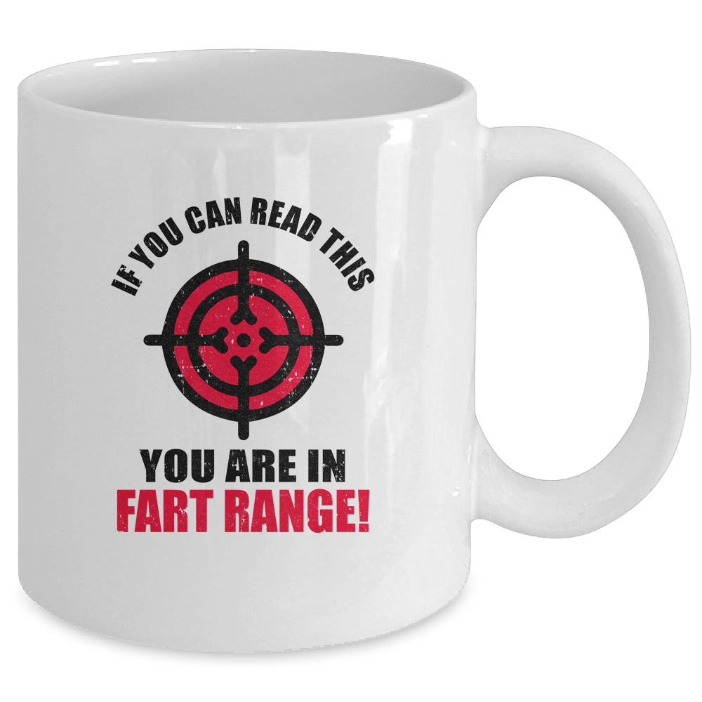 If You Can Read This You're In Fart Range Funny Halloween Mug | siriusteestore
