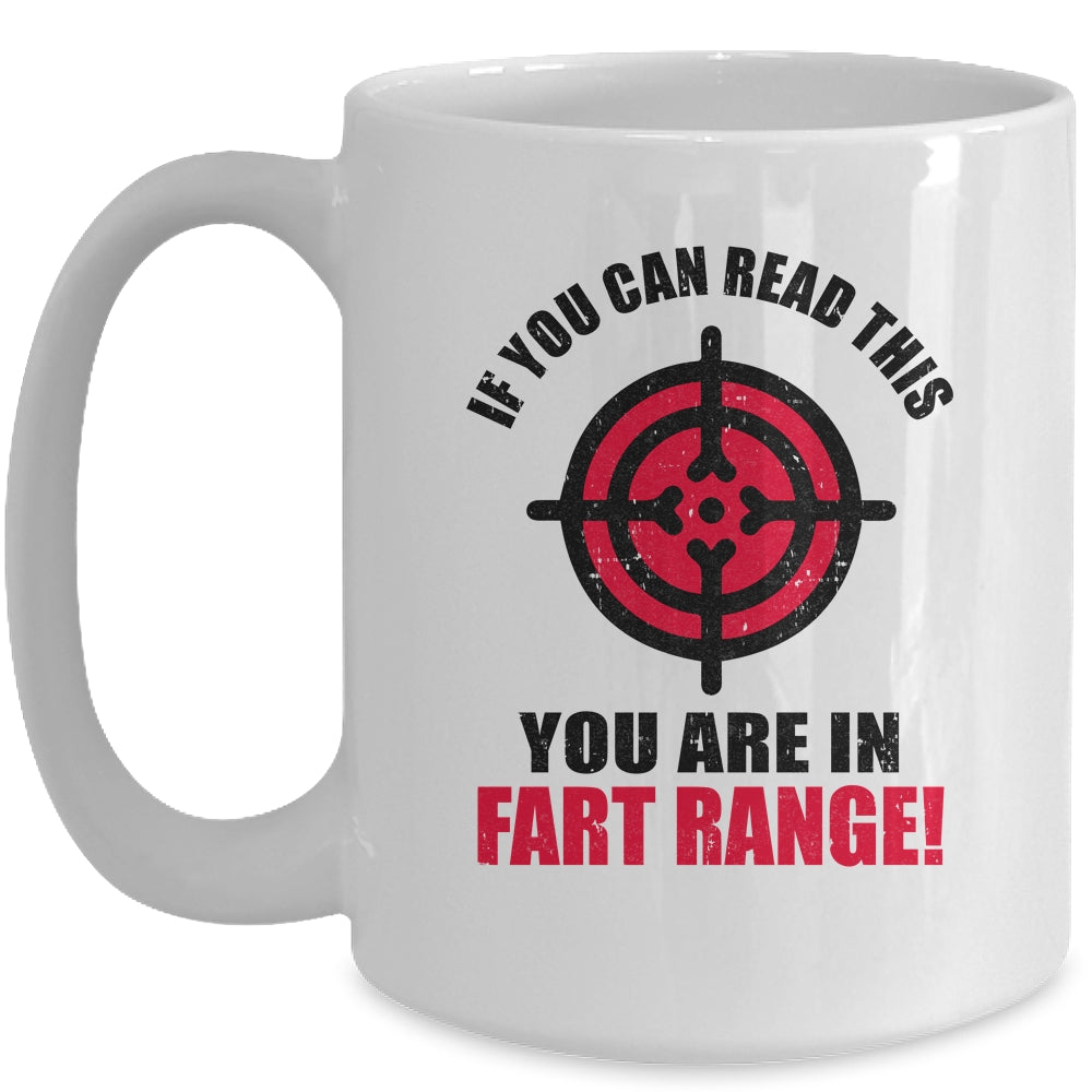 If You Can Read This You're In Fart Range Funny Halloween Mug | siriusteestore