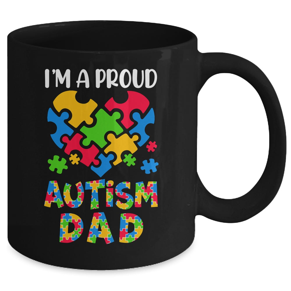 Im A Proud Autism Dad Autism Awareness Family Matching Mug | siriusteestore