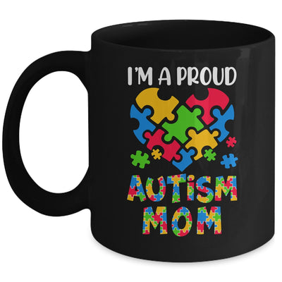 Im A Proud Autism Mom Autism Awareness Family Matching Mug | siriusteestore