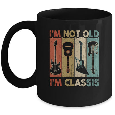 Im Not Old Im Classic Funny Guitar For Men Women Guitarist Mug | siriusteestore