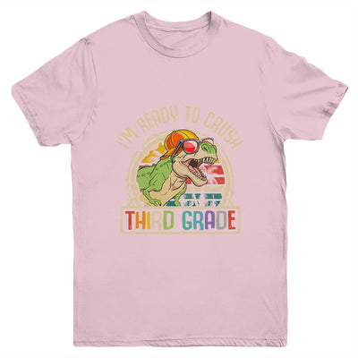 Im Ready To Crush 3rd Grade Dinosaur T Rex Back To School Youth Shirt | siriusteestore