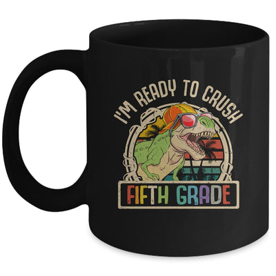 Im Ready To Crush 5th Grade Dinosaur T Rex Back To School Mug | siriusteestore