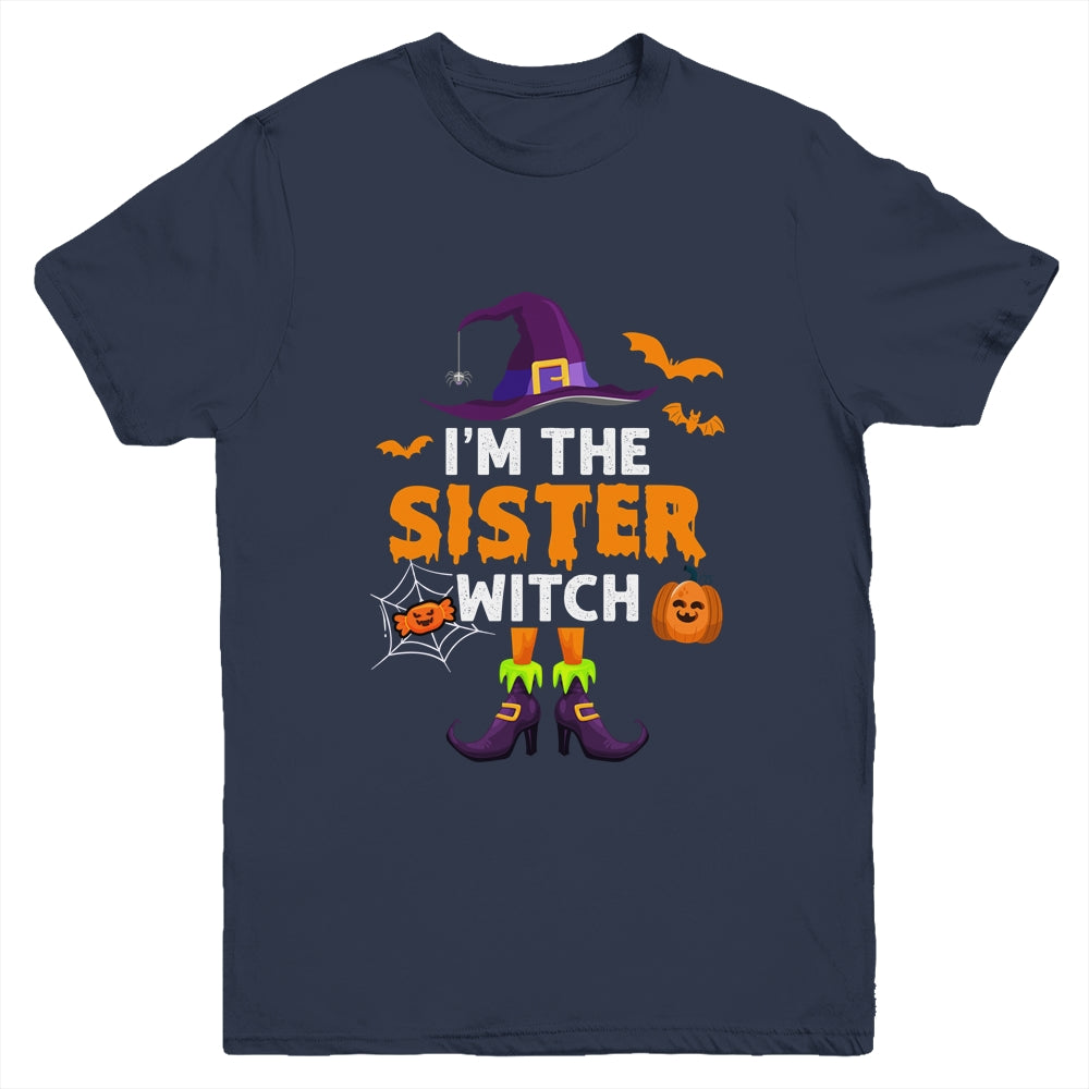 Im The Sister Witch Halloween Costume Matching Family Girls Youth Shirt | siriusteestore