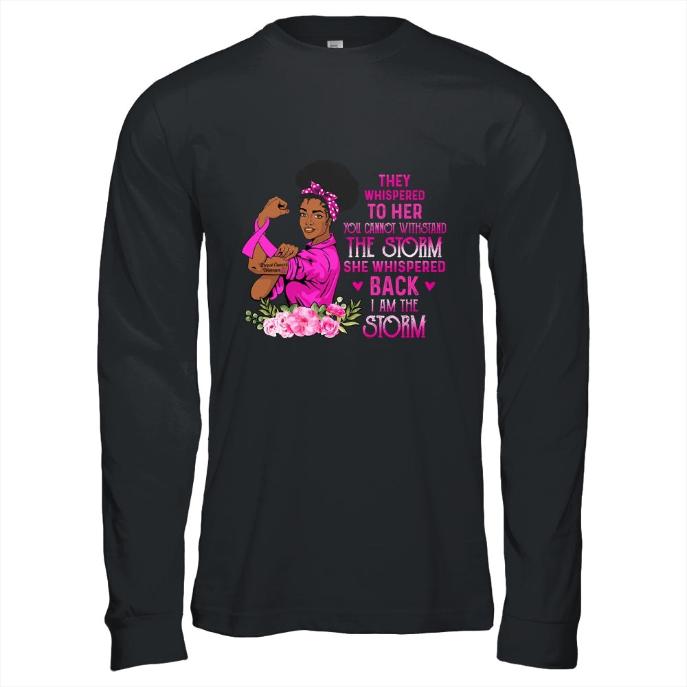Im The Storm Strong Women Breast Cancer Pink Ribbon Warrior Shirt & Hoodie | siriusteestore