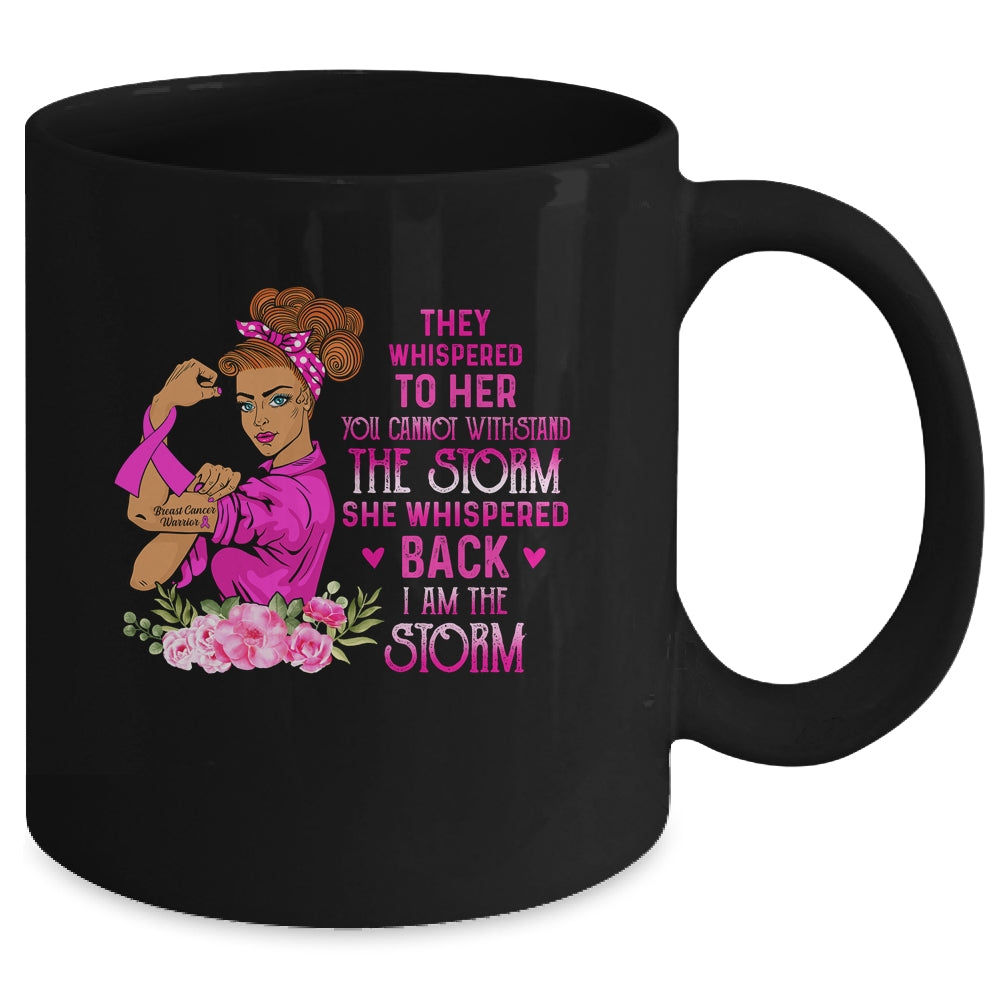 Im The Storm Strong Women Warrior Breast Cancer Pink Ribbon Mug | siriusteestore