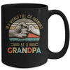 In A World Full Of Grandpas Be A Grandpa Vintage Fathers Day Mug | siriusteestore