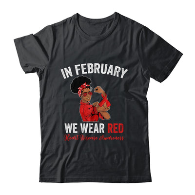 In February We Wear Red  Heart Disease Awareness Sunglasses Shirt & Hoodie | siriusteestore