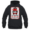 In February We Wear Red Messy Bun Heart Disease Awareness Shirt & Hoodie | siriusteestore