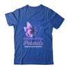 In November We Wear Periwinkle Stomach Cancer Awareness Butterfly Shirt & Hoodie | siriusteestore