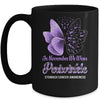 In November We Wear Periwinkle Stomach Cancer Awareness Butterfly Mug | siriusteestore