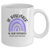 In November We Wear Periwinkle Stomach Cancer Awareness Rainbow Mug | siriusteestore