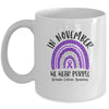 In November We Wear Purple Domestic Violence Awareness Rainbow Mug | siriusteestore