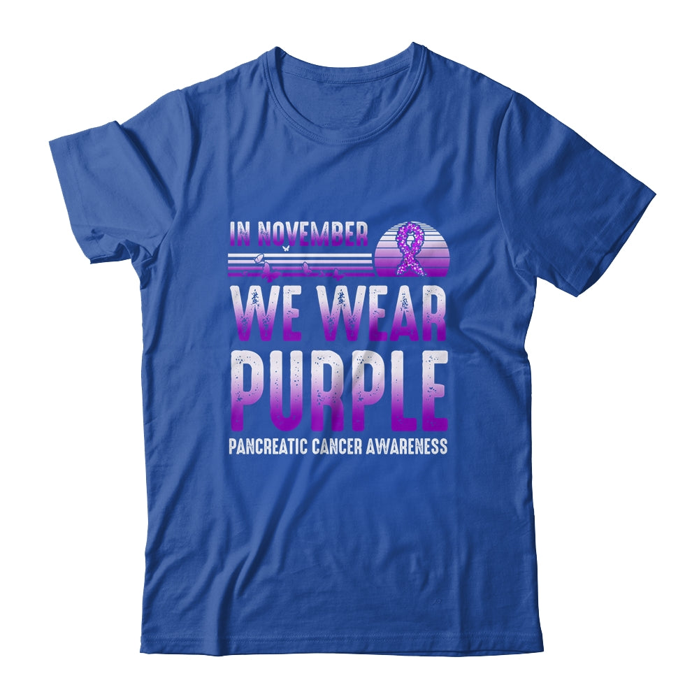 In November We Wear Purple Pancreatic Cancer Awareness Shirt & Hoodie | siriusteestore