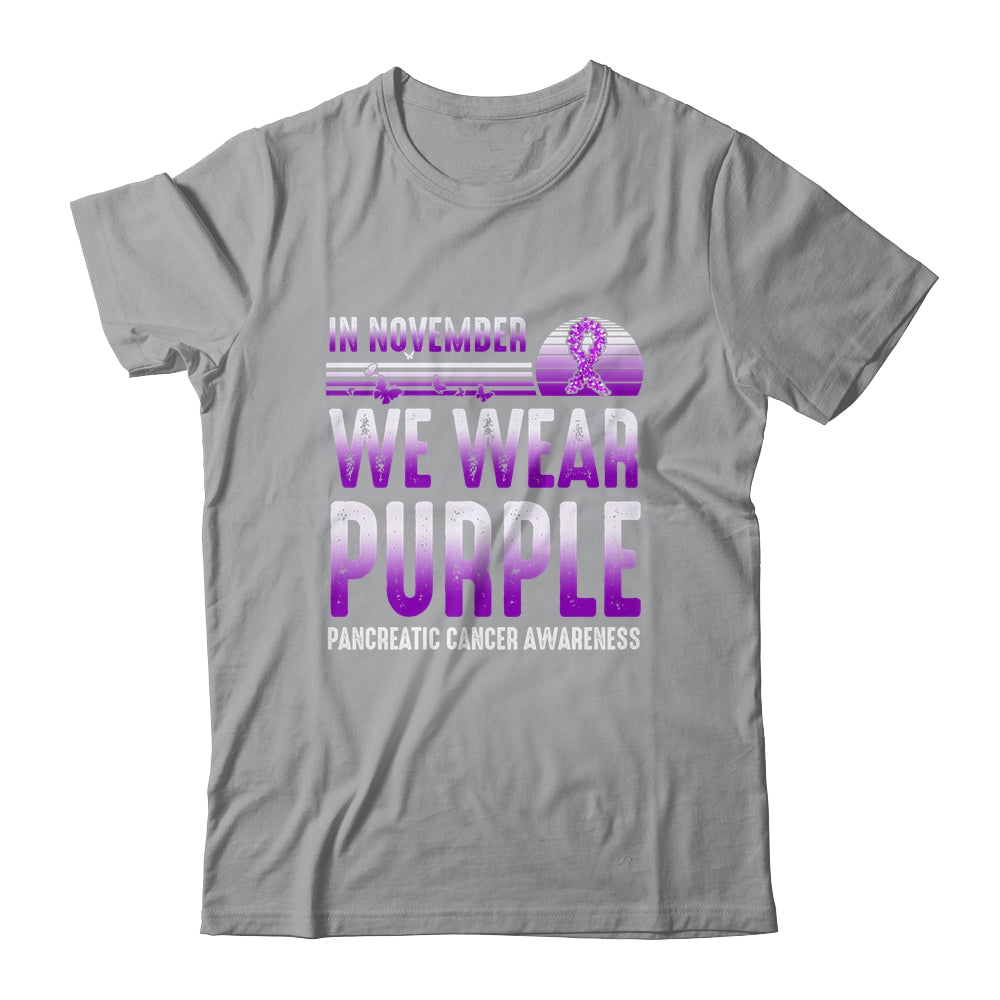 In November We Wear Purple Pancreatic Cancer Awareness Shirt & Hoodie | siriusteestore