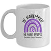 In November We Wear Purple Pancreatic Cancer Awareness Rainbow Mug | siriusteestore
