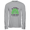 In October We Wear Green Liver Cancer Awareness Rainbow Shirt & Hoodie | siriusteestore