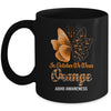 In October We Wear Orange ADHD Awareness Butterfly Mug | siriusteestore
