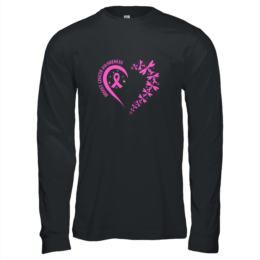 In October We Wear Pink Breast Cancer Awareness Dragonfly Shirt & Hoodie | siriusteestore