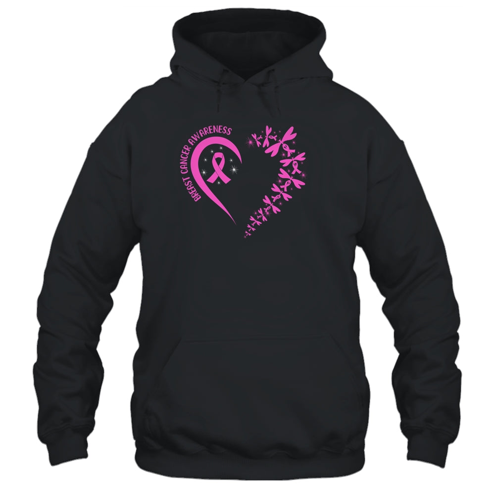 In October We Wear Pink Breast Cancer Awareness Dragonfly Shirt & Hoodie | siriusteestore