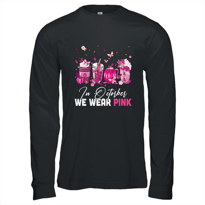 In October We Wear Pink Coffee Latte Fall Autumn Season Shirt & Hoodie | siriusteestore