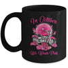 In October We Wear Pink Motorcycle Breast Cancer Bikers Mug | siriusteestore