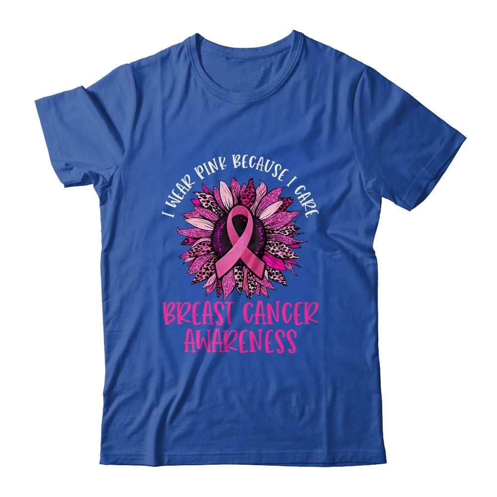 In October We Wear Pink Sunflower Breast Cancer Awareness Shirt & Hoodie | siriusteestore