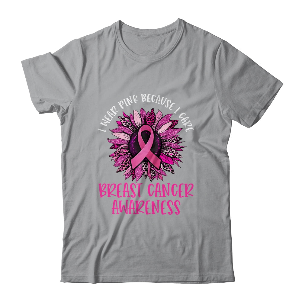 In October We Wear Pink Sunflower Breast Cancer Awareness Shirt & Hoodie | siriusteestore
