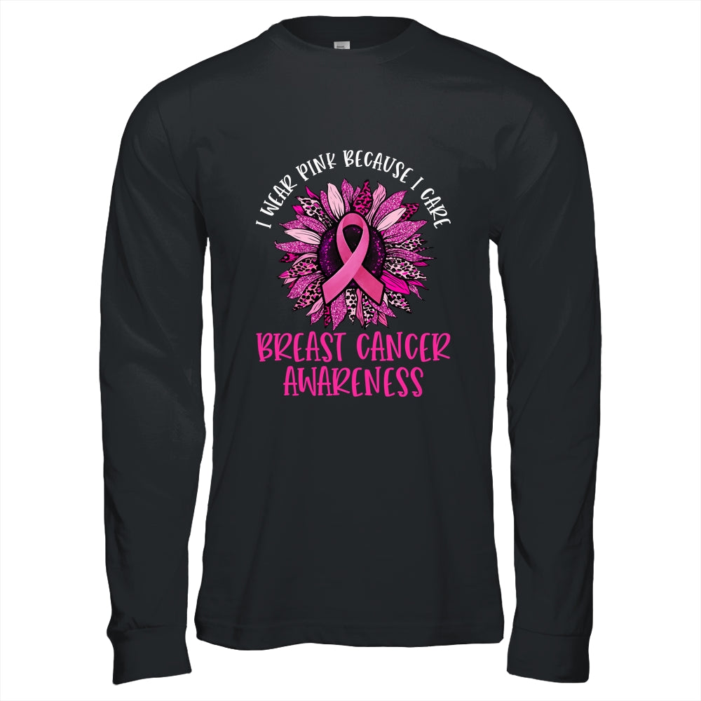 In October We Wear Pink Sunflower Breast Cancer Awareness Shirt & Hoodie | siriusteestore