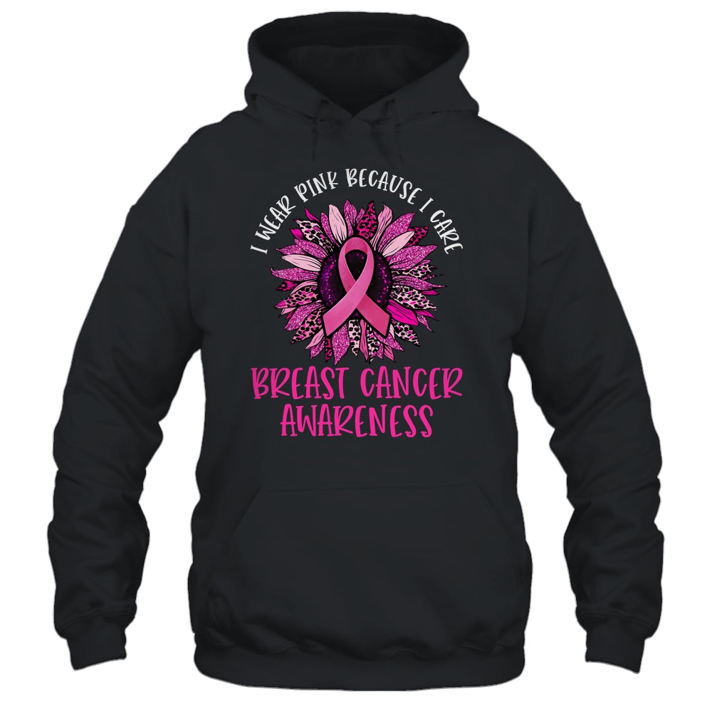 In October We Wear Pink Sunflower Breast Cancer Awareness Shirt & Hoodie | siriusteestore