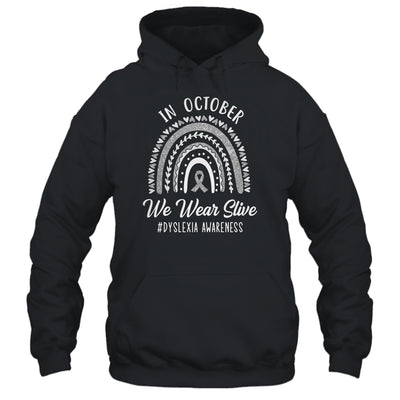 In October We Wear Silver For Dyslexia Awareness Shirt & Tank Top | siriusteestore