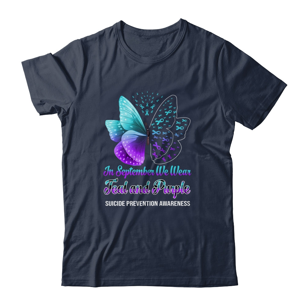 In September We Wear Purple Alzheimer's Awareness Butterfly Shirt & Hoodie | siriusteestore