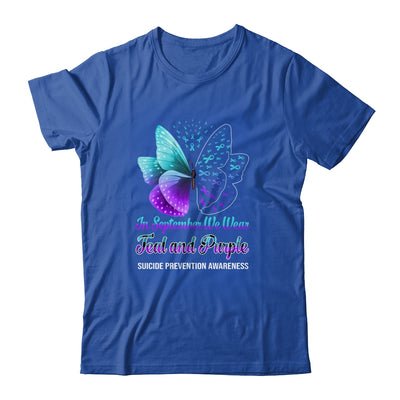 In September We Wear Purple Alzheimer's Awareness Butterfly Shirt & Hoodie | siriusteestore