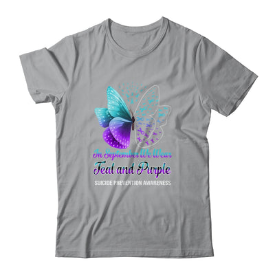 In September We Wear Purple Alzheimer's Awareness Butterfly Shirt & Hoodie | siriusteestore