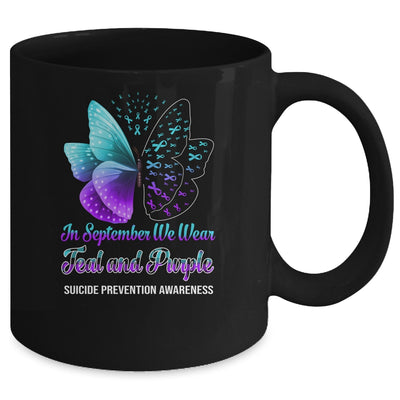 In September We Wear Purple Alzheimer's Awareness Butterfly Mug | siriusteestore