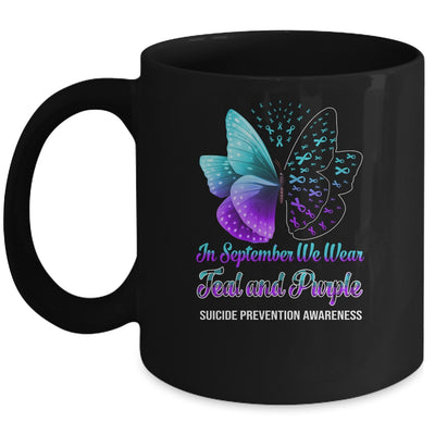In September We Wear Purple Alzheimer's Awareness Butterfly Mug | siriusteestore