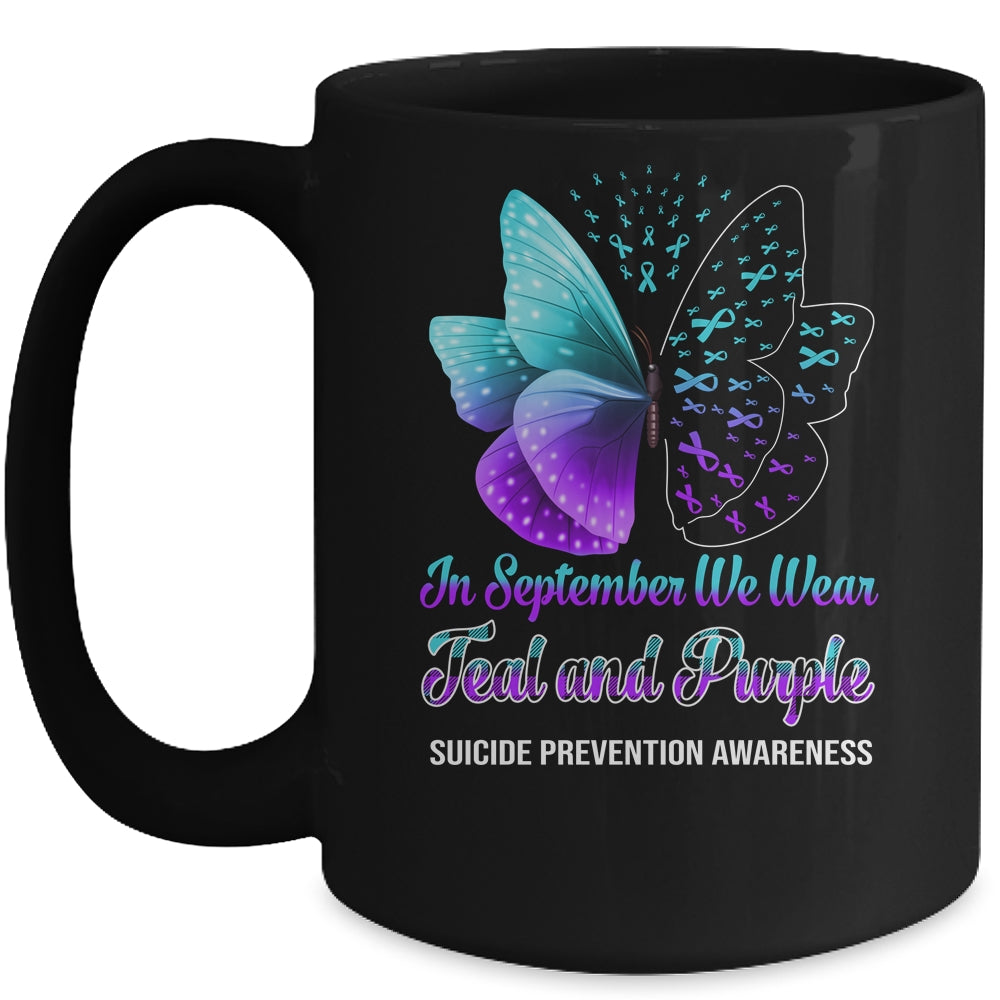 In September We Wear Purple Alzheimer's Awareness Butterfly Mug | siriusteestore