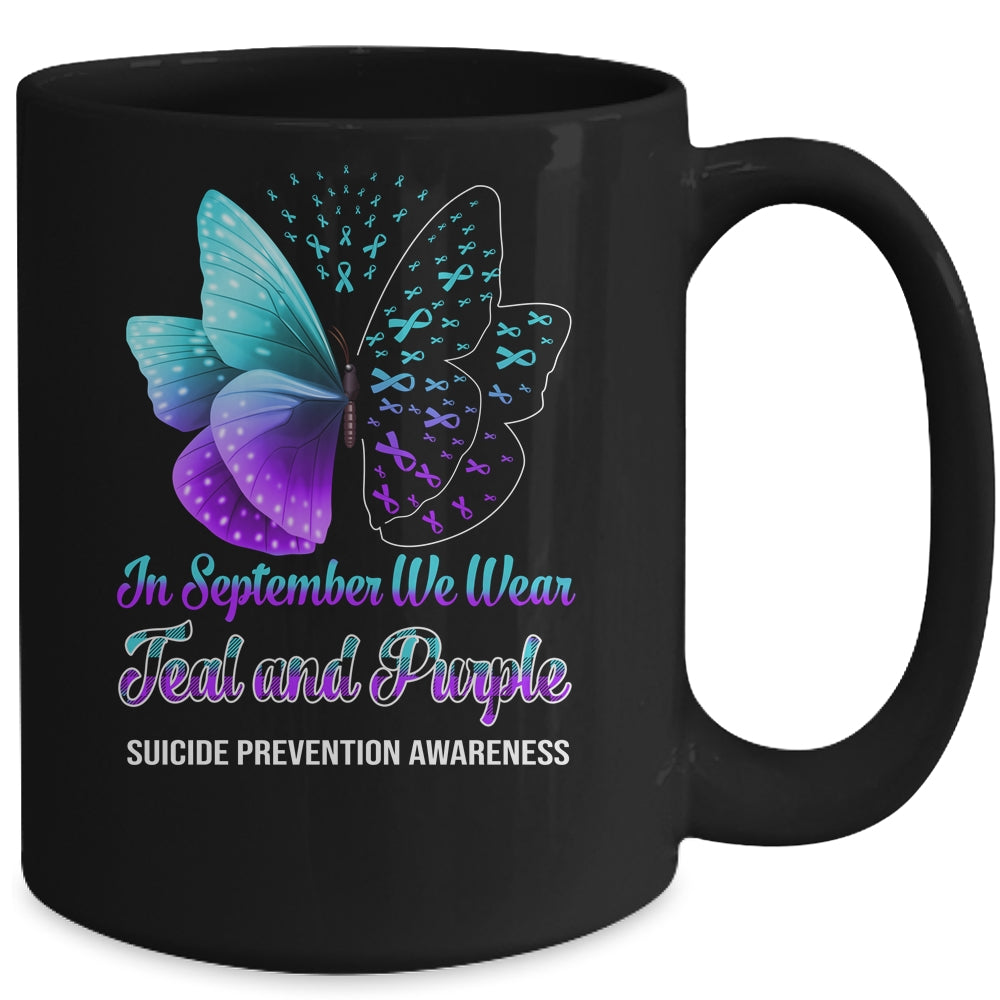 In September We Wear Purple Alzheimer's Awareness Butterfly Mug | siriusteestore