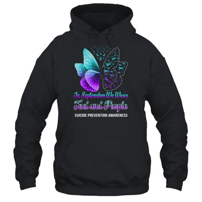 In September We Wear Purple Alzheimer's Awareness Butterfly Shirt & Hoodie | siriusteestore