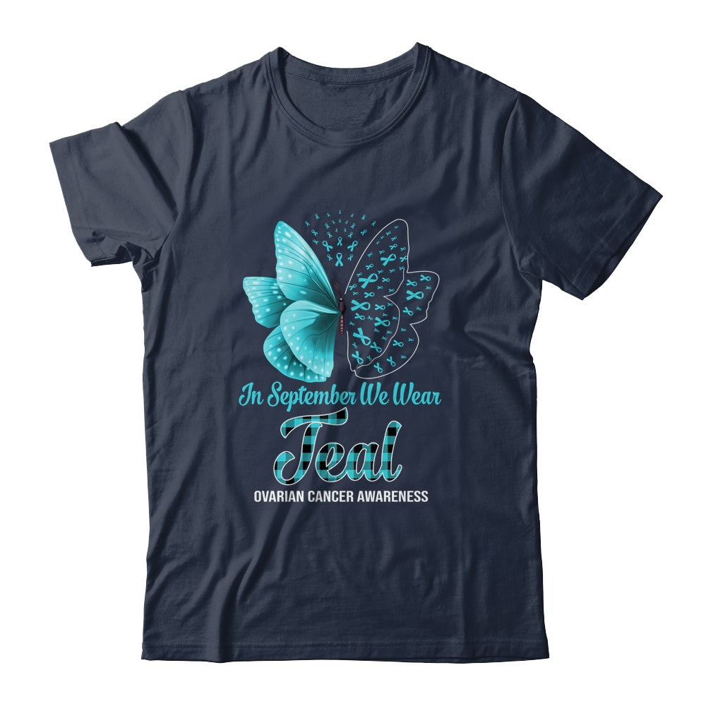In September We Wear Teal And Purple Suicide Prevention Awareness Butterfly Shirt & Hoodie | siriusteestore