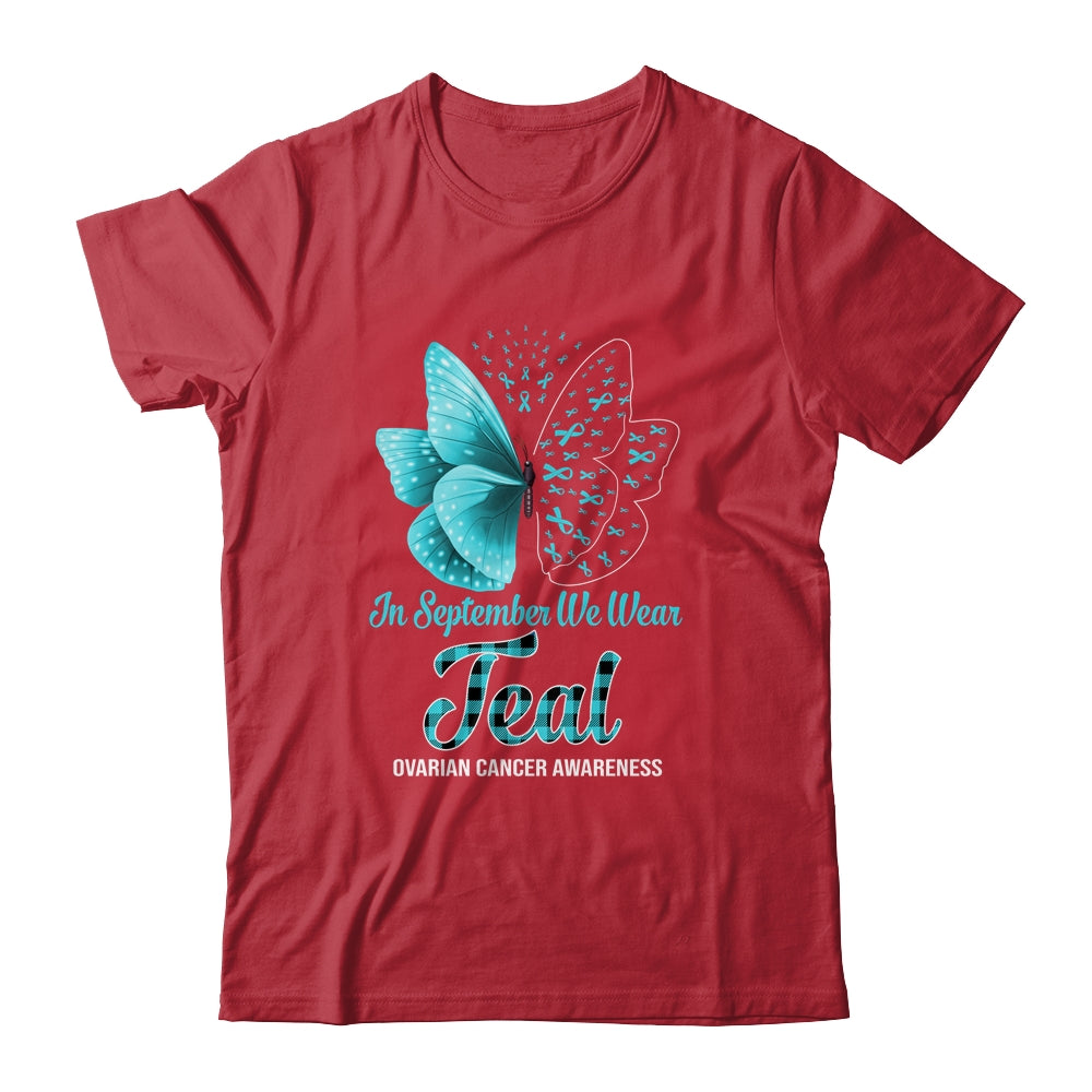 In September We Wear Teal And Purple Suicide Prevention Awareness Butterfly Shirt & Hoodie | siriusteestore