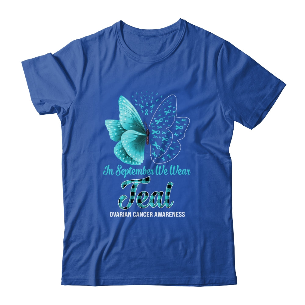 In September We Wear Teal And Purple Suicide Prevention Awareness Butterfly Shirt & Hoodie | siriusteestore