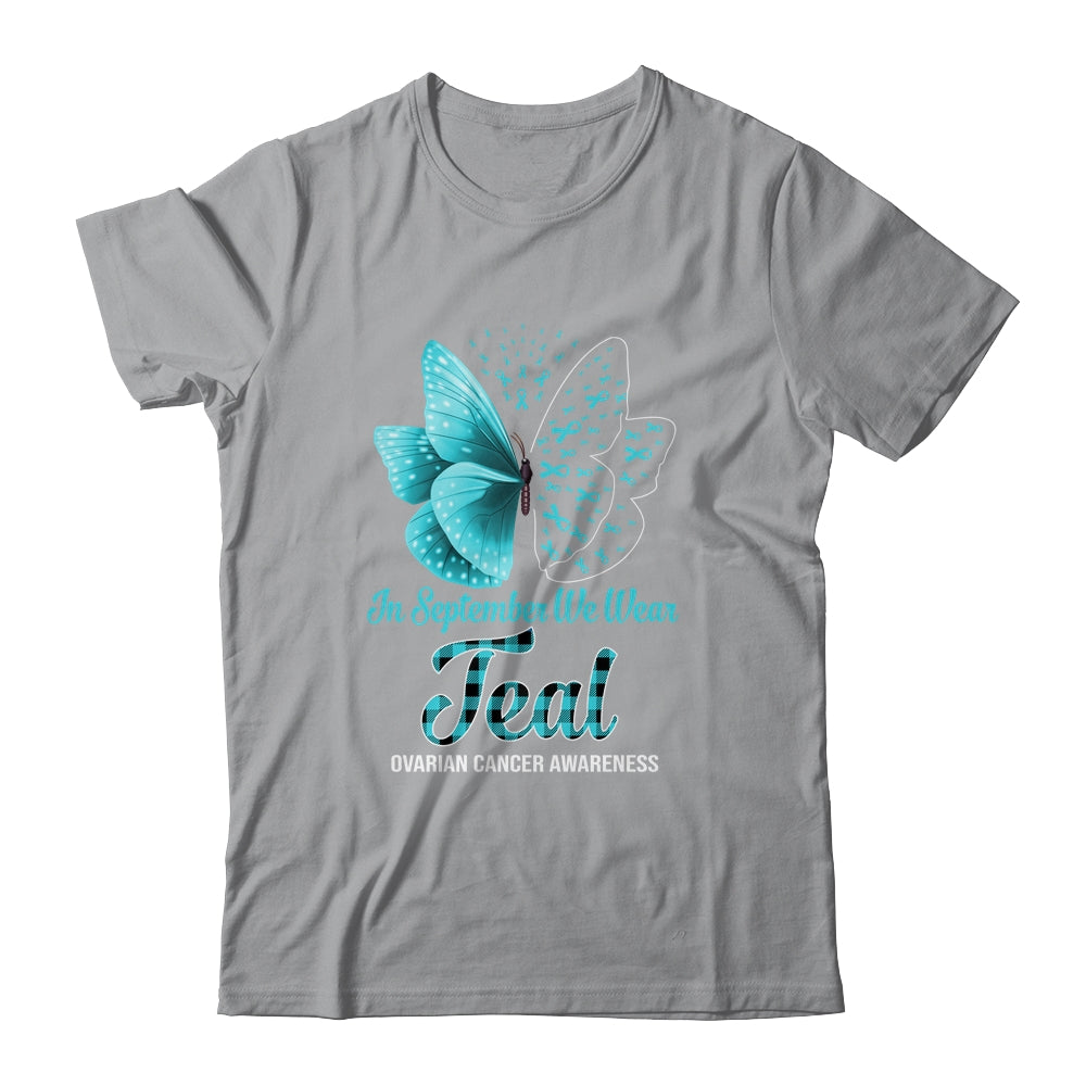 In September We Wear Teal And Purple Suicide Prevention Awareness Butterfly Shirt & Hoodie | siriusteestore