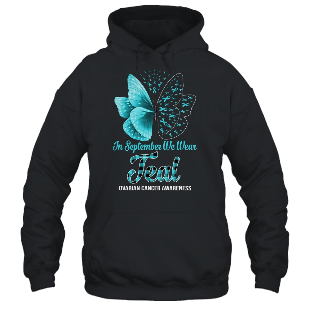 In September We Wear Teal And Purple Suicide Prevention Awareness Butterfly Shirt & Hoodie | siriusteestore