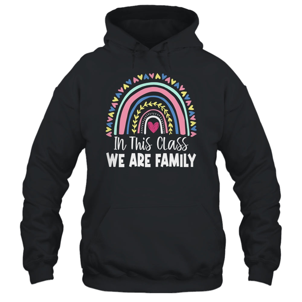 In This Class We Are Family Student Teacher Back To School Shirt & Tank Top | siriusteestore