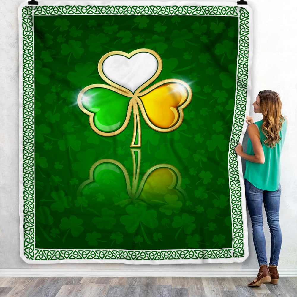 St patricks day fleece blanket outlet