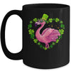 Irish Flamingo Green Saint Patricks Day Lucky Mug | siriusteestore