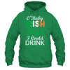 Irish I Could Drink Pregnancy Announcement St Patricks Shirt & Hoodie | siriusteestore