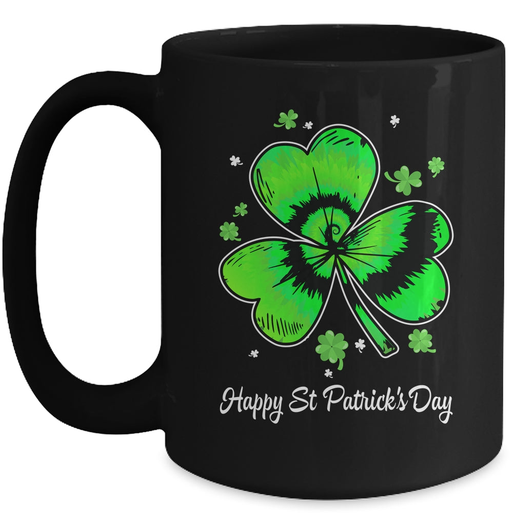 Irish Shamrock Tie Dye Happy St Patrick's Day Boy Girl Women Mug | siriusteestore