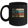 It's A Good Day To Drink On A Boat Retro Vintage Boating Mug | siriusteestore